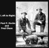 Paul P. Docka, of Iola Township (left) and Fred Olson of New Hope Township Photo circa 1895-1900 Photo provided by Jan Docka Petrowizard1@netscape.net