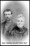 Minor Cannaday and wife Francis West of Iola and Reamer circa 1910. Photo submitted by A. Vaughan  avaughan@avedac.com