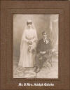 On back of photo Mr. & Mrs. Adolph Gehrke of Manawa Wis To Bertha Compliments of Melda Beckman Mortensen This photo was found at a flea Market in Tulsa, Oklahoma Submitted by Mary Neff Hurst neffhur@aol.com