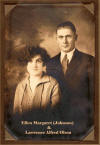 Lawrence Alfred and Ellen Margaret (JOHNSON) OLSON Circa 1920 Olson Homestead near West Holden,WI Photo submitted by C.M. Wright Writecjc@aol.com